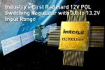 Intersil Launches Radiation Hardened 12V POL Synchronous Buck Switching Regulator
