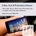 New Integrated Ambient Light, Color and Proximity Sensor Optimized for Intelligent Display Adaption