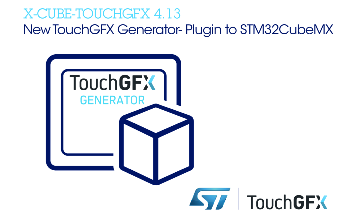 STMicroelectronics Adds Powerful Features and STM32Cube Convenience to TouchGFX Software Framework