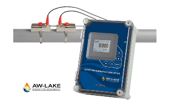 AW-Lake Introduces Clamp-on Ultrasonic Flow Meters that Install on the Outside of Pipes Without System Shutdown, Flow Obstruction or Pressure Drop