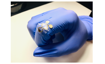 New Wearable Gas Sensor Based on Reduced Graphene Oxide/MoS2 Composite