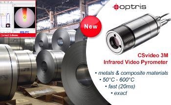 Video Pyrometer - CSvideo 3M from Optris For Optimal Alignment and Focus