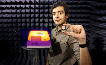 “Smart Skin” Sensor Powered by Electromagnetic Waves
