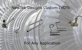 NewTek Offers Custom Designs of Legacy and Discontinued LVDT Sensors For Companies Needing Replacement Units