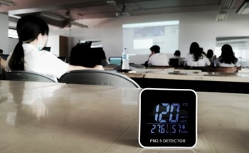 Analyzing Classroom Air Quality Using Low-Cost Optical Sensors