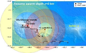 Detecting a Volcanic Earthquake Swarm with a Distant Seismic Sensor