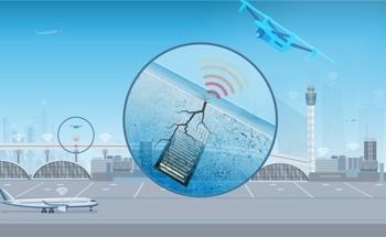Highly Sensitive, Chipless Wireless Strain Sensor for Embedded Monitoring