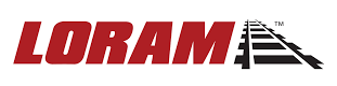 Loram Maintenance of Way, Inc. logo.