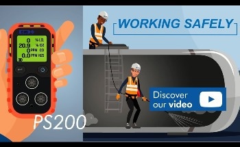 PS200 - Portable Gas Monitor for Confined Spaces