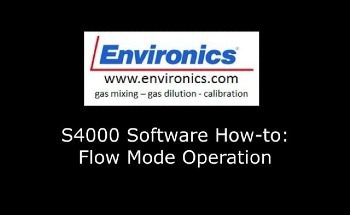 Environics S4000 - Flow Mode Maintenance